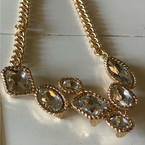 Statement crystal necklace